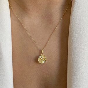 18K Gold Filled Infinity Necklace